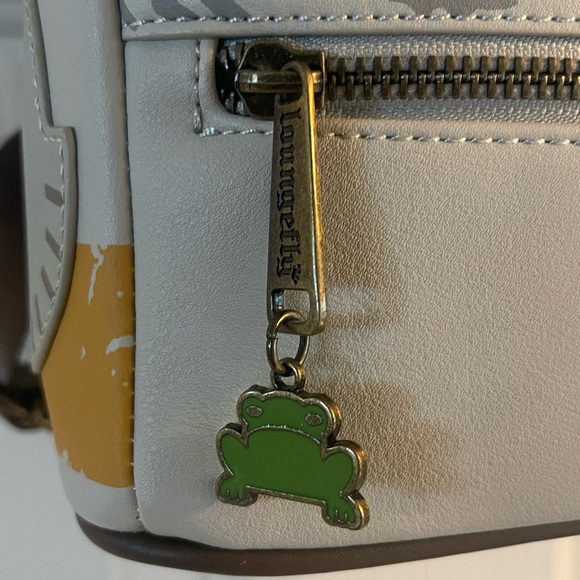 NWT Loungefly Star Wars Baby Yoda The Mandalorian Mini Backpack - Picture 4 of 6